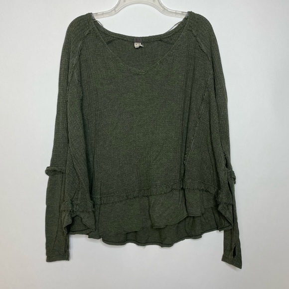 Free People Laguna Thermal XS Moss Green - Picture 2 of 10
